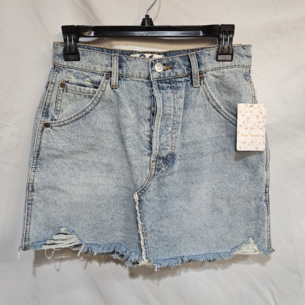 NWT Free people we the free Denim Skirt size 26
